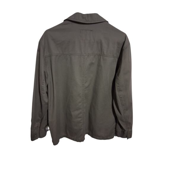 Lucky Brand Womens size Large Utility Work Grungecore Chore Military Jacket - Picture 4 of 11
